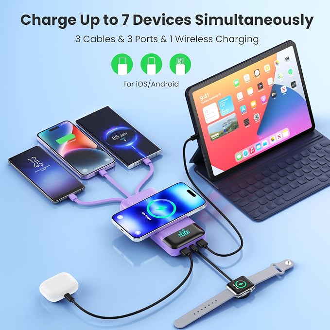 Wireless Portable Charger 40800mAh - Image 3