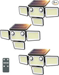 4500LM Solar Lights Outdoor Waterproof, 254 LED Solar Flood Lights Outdoor by SZPOWER
