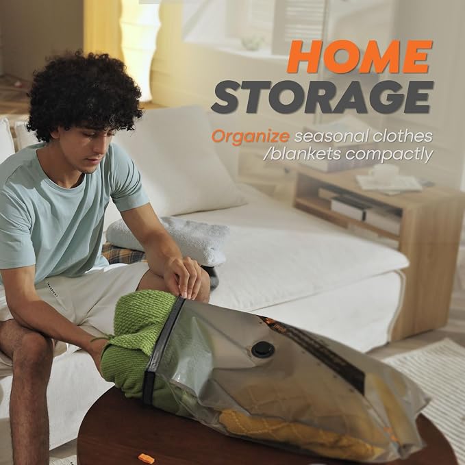 Vacbird Rechargeable Wireless Pump Travel Storage Bags Set - Image 8