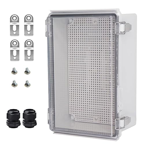 Waterproof Electrical Box with Mounting Plate, IP67 Junction Box Stainless by YETLEBOX