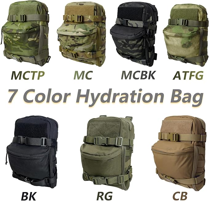 Tactical Hydration Backpack for 2L Hydration Bladder, Lightweight Hydration - Image 8