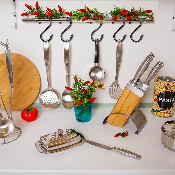 DINGEE 20 Pack Rubber Coated S Hooks - Image 7