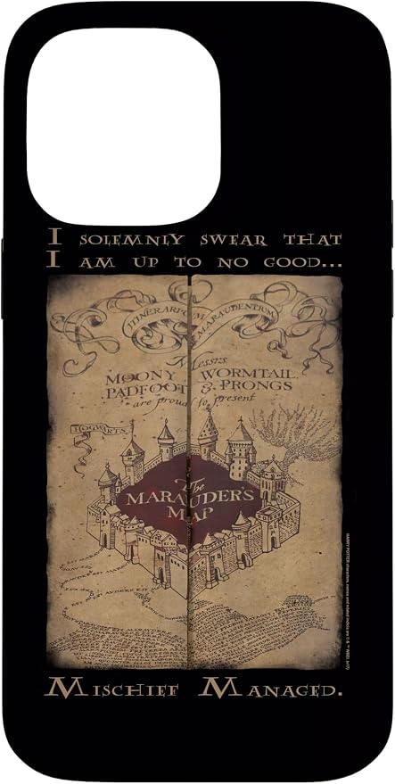iPhone 14 Pro Max Harry Potter Marauder's Map Words Case by HarryPotter