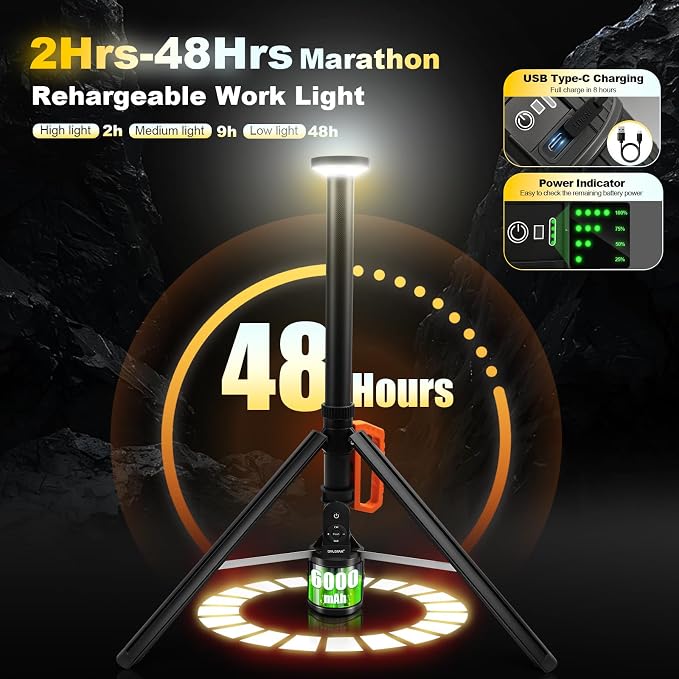 SYLSTAR 360° Rechargeable Work Light - Image 6