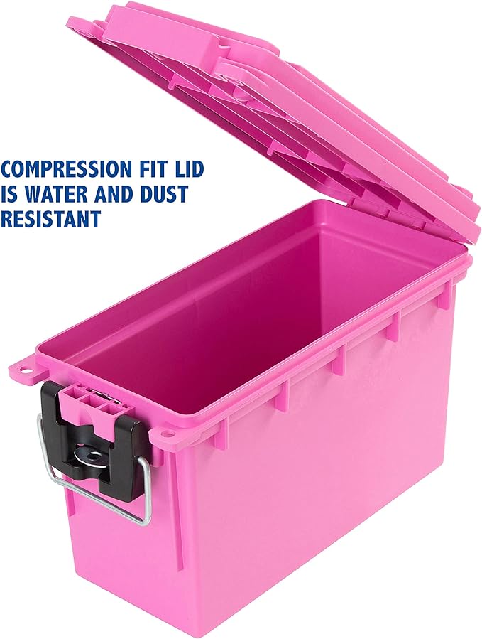 Sheffield 12631 Ammo Storage Box, Stackable .30 Cal Field Boxes, Water and Dust - Image 4