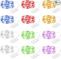 Brightown 12 Pack Multi Color Led Fairy Lights Battery Operated String Lights by Brightown