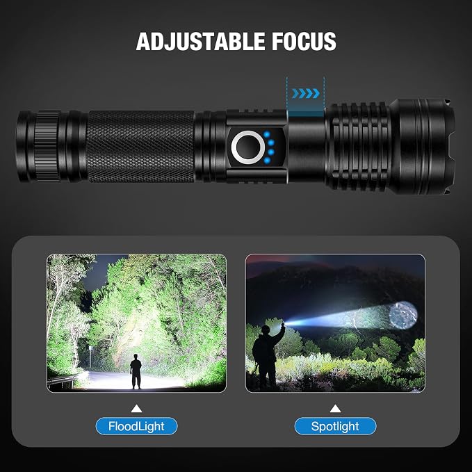 MILAOSHU Rechargeable Flashlights 90000 High Lumens - Image 5