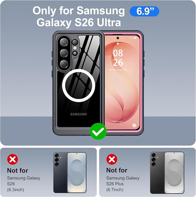 ANTSHARE IP68 Waterproof Case for Samsung Galaxy S26 Ultra - Image 2