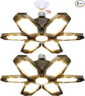 TANBABY 2 Pack LED Garage Lights, 150W Deformable Garage Light Bulb, Total by Tanbaby