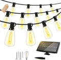 Outdoor Solar String Lights Waterproof: ST38 50ft Shatterproof Patio Lights by Unknown