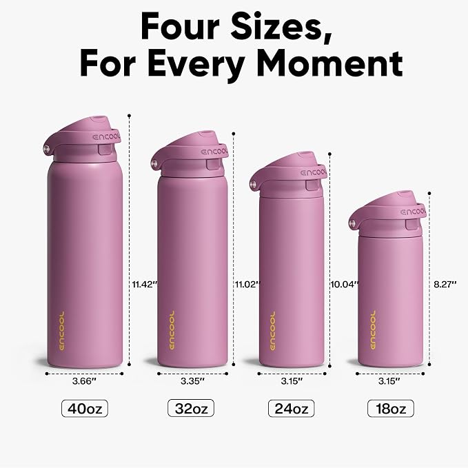 ENCOOL Leakproof Insulated Water Bottle - Image 9