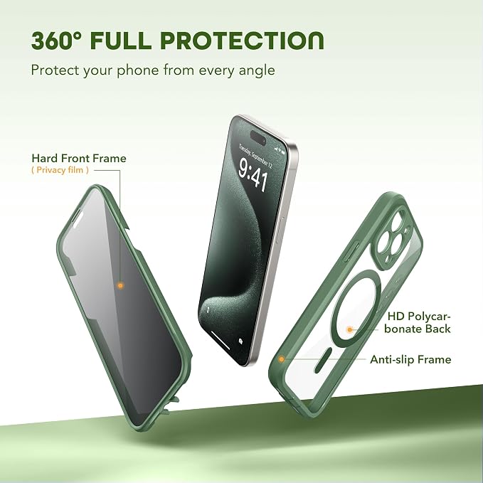 TIESZEN for iPhone 15 Pro Case, Compatible - Image 5