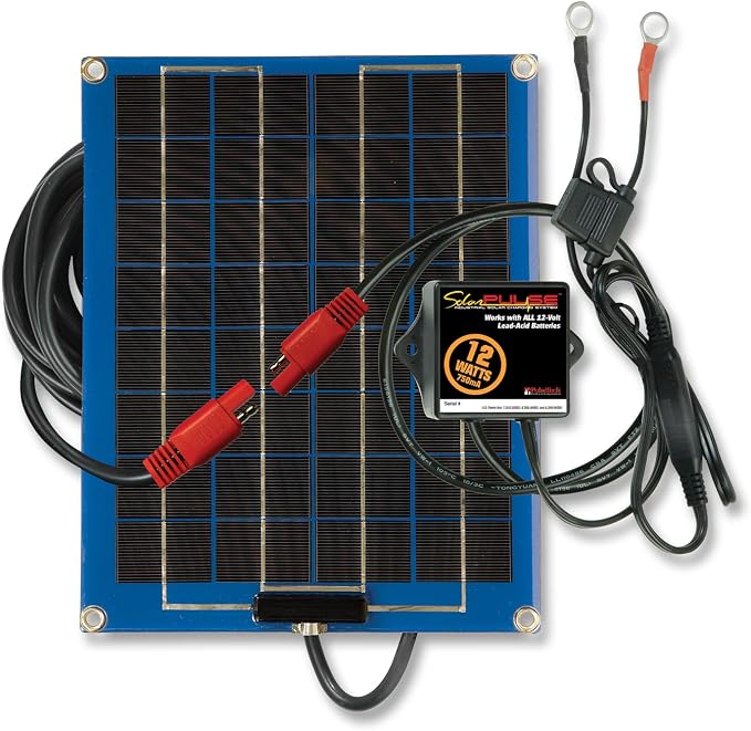 PulseTech SolarPulse SP-12 Solar Battery Charger Maintainer, 12 Watt by PulseTech