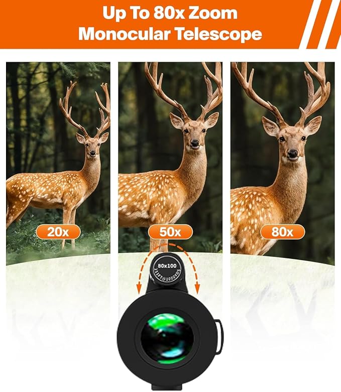 Monocular Telescope 80x100 High Power - Image 7