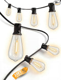 20FT LED Outdoor String Lights, Edison Lights Outdoor String by Konictom