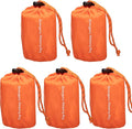NovaMedic Emergency Sleeping Bag 5 Pack – 84"x36" Thermal Mylar Survival Bivy by NOVAMEDIC