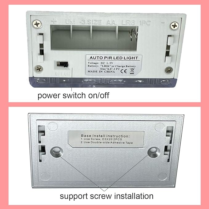 Home Keyhole Infrared PIR Wireless Auto Sensor Motion Detector LED Light lamp - Image 4