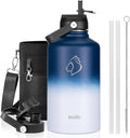 BUZIO Vacuum Insulated Stainless Steel Water Bottle 64oz BPA Free Double Wall by BUZIO