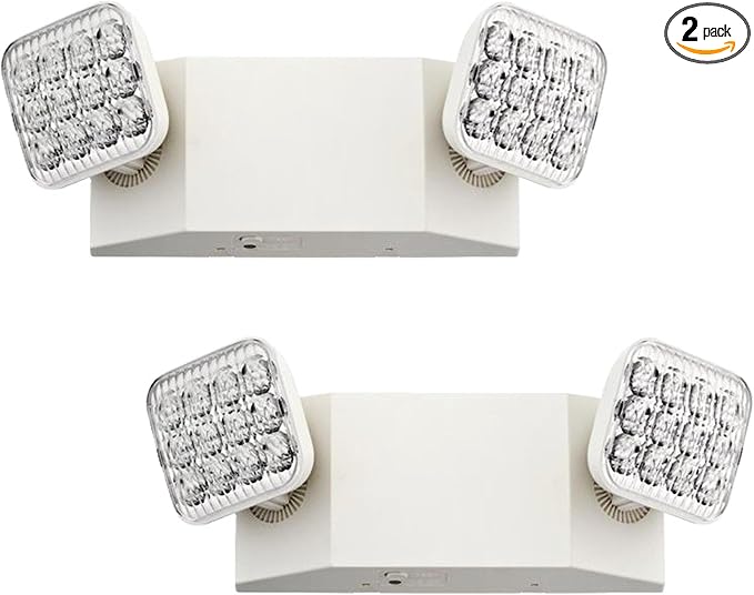 Lithonia Lighting Basics LED Emergency Light, Dual Adjustable Heads, Wall Mount by AcuityBrands