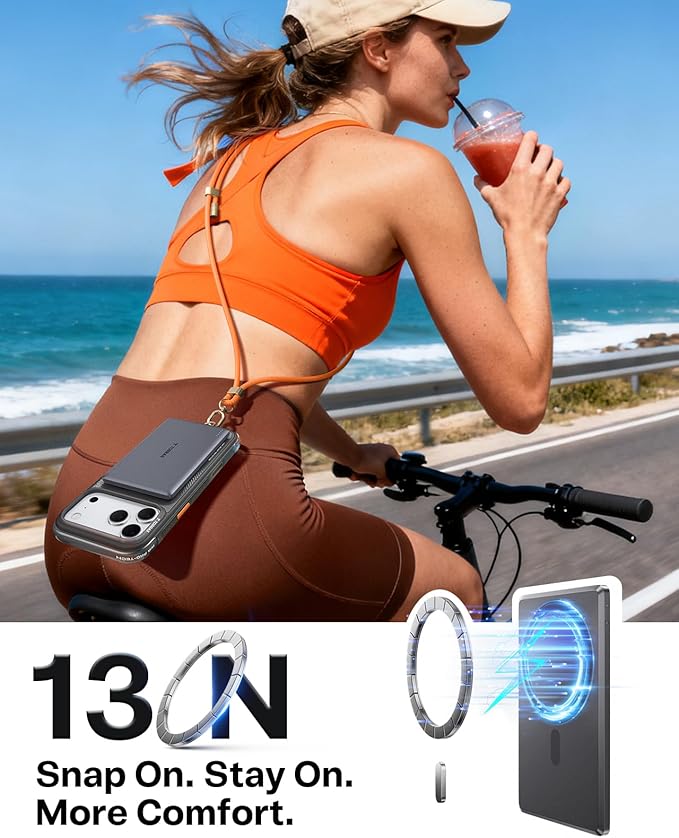TORRAS MiniMag Power Bank, Ultra Slim 5, 000mAh Wireless Portable Charger - Image 6