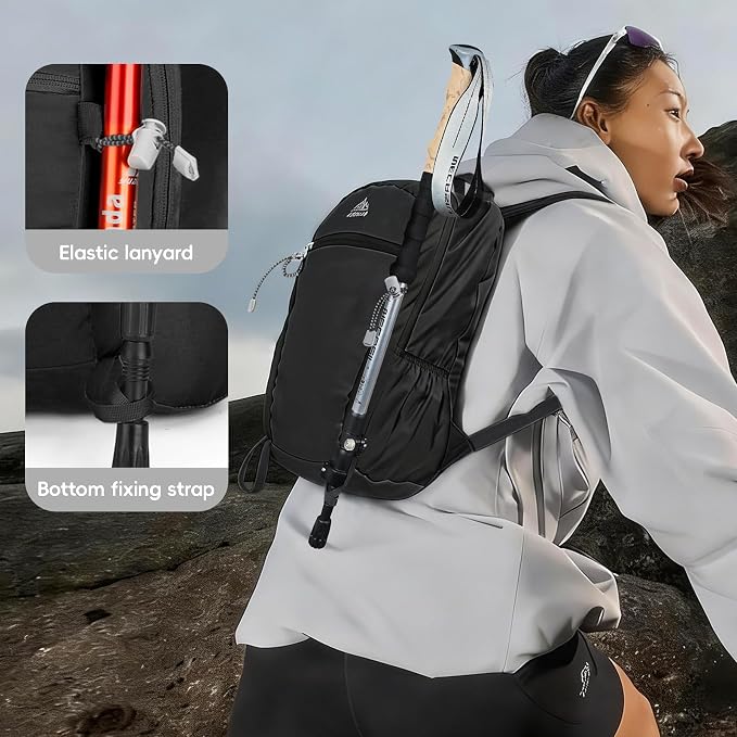 Seektop 20L Ultra Lightweight Small Hiking Backpack, Water-Resistant Packable - Image 7