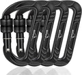 BEIFENG Heavy Duty Lightweight Locking Carabiner Clips D Ring by BEIFENG