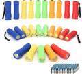Whaply 30-Pack Small Mini Flashlight Set, 5 Colors, COB LED Handheld Flashlight by Whaply