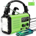 Emergency Hand crank Radio, NOAA Weather Radio AM FM Solar Powered, by Rckskaya