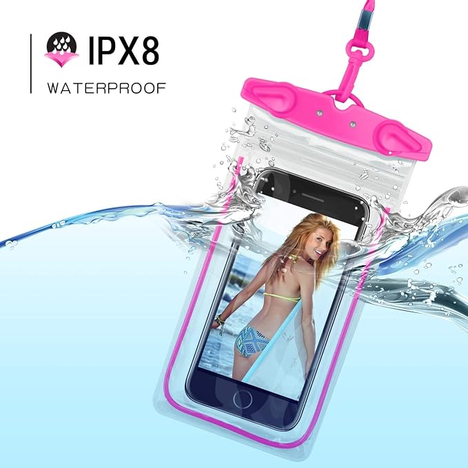 Universal Waterproof Phone Pouch, 4 Pack Waterproof Phone Case - Image 2