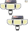 Onforu Solar Lights Outdoor, 3 Heads Security Lights by Onforu