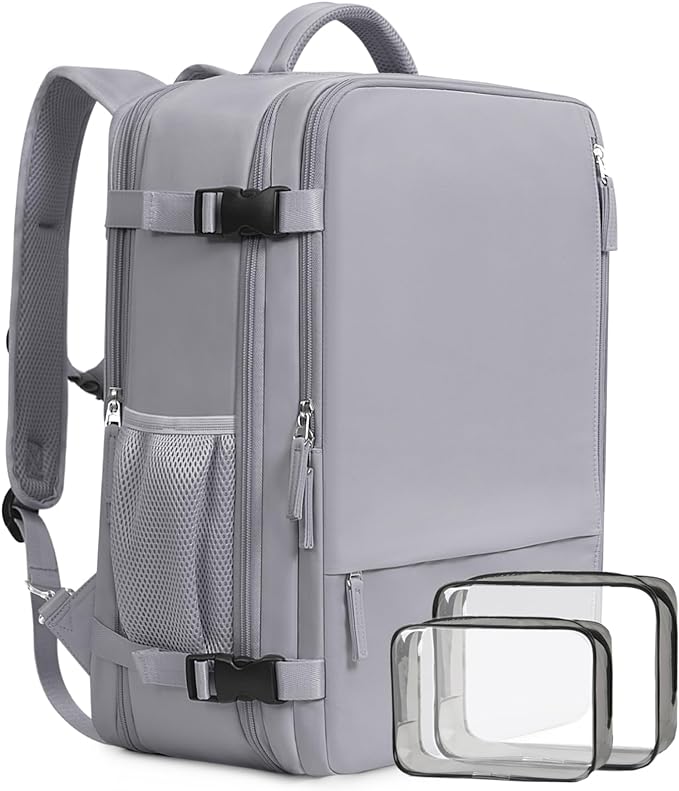 Beraliy Travel Backpack, Personal Item Bag Ailrline Approved, 17.3 Inch Laptop by Beraliy