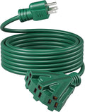 DEWENWILS 25FT Outdoor Extension Cord, Weatherproof 16/3 SJTW Power Cable by DEWENWILS