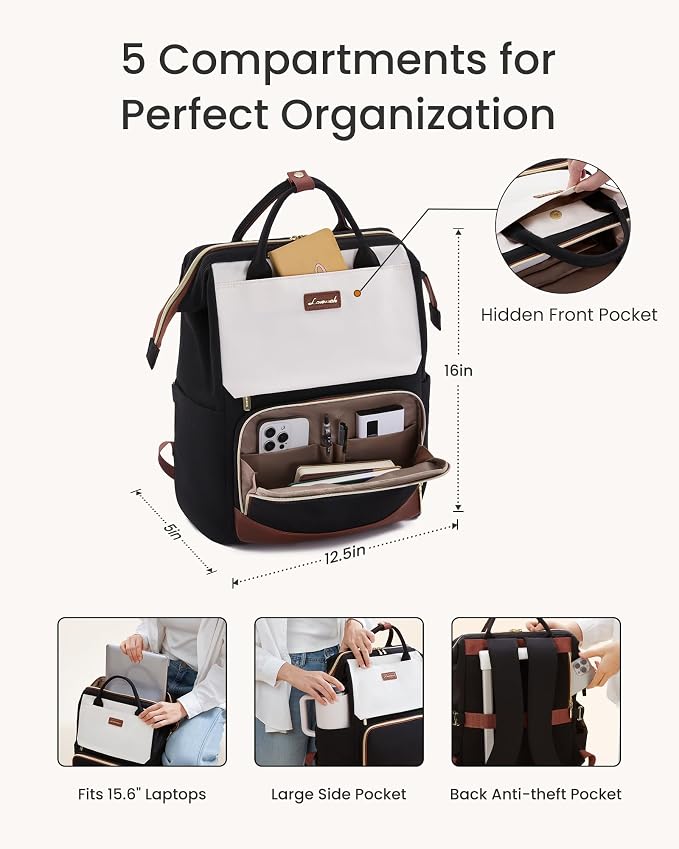 LOVEVOOK Laptop Backpack for Women - Image 5