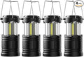 Lichamp LED Camping Lantern, 4 Pack Battery Powered Flashlight by Lichamp