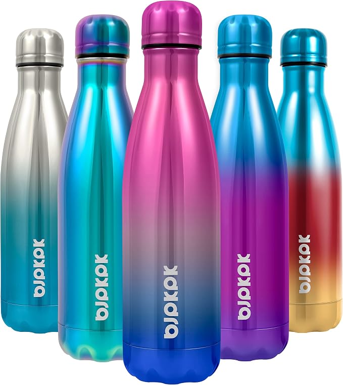BJPKPK 17oz Insulated Stainless Steel Water Bottle Travel Sports Water Bottles by BJPKPK