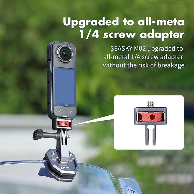 SEASKY M02 Motorcycle Windscreen Clamp Mount Motorbike Accessories - Image 6
