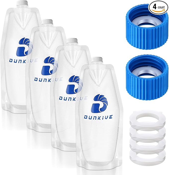 1L Collapsible Water Filter Bags and Water Filter Coupling Kit Compatible by Unknown