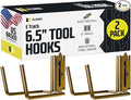 DC Cargo Mall E Track Tool Hooks 6.5” Deep – Heavy Duty Black Powder-Coated by DCCargo