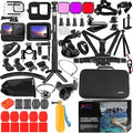 Accessories Kit for Gopro Hero 13 12 11 10 9 Black Waterproof Housing Silicone by Husiway