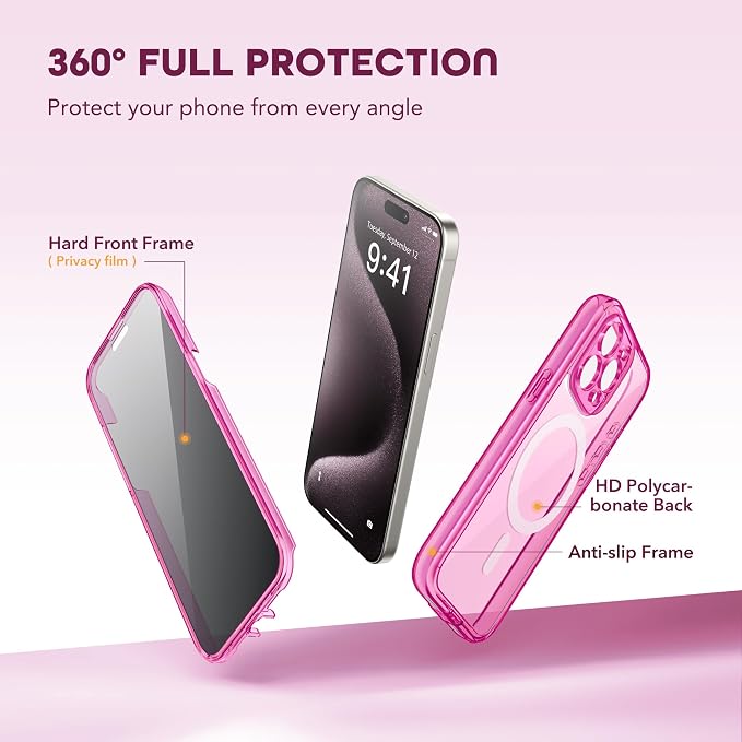 TIESZEN for iPhone 15 Pro Max Case, Compatible - Image 3