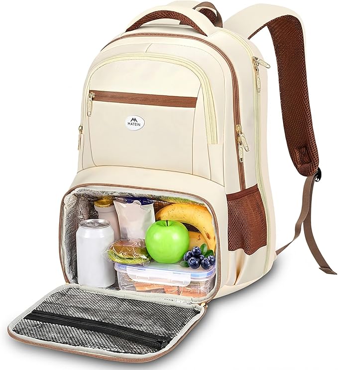 MATEIN Backpack Lunch Bag for Women, Sturdy Teacher Nurse Insulated Cooler by MATEIN