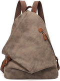 KL928 PU Leather Vintage Backpack – Large Casual Daypack Outdoor Travel by KL928