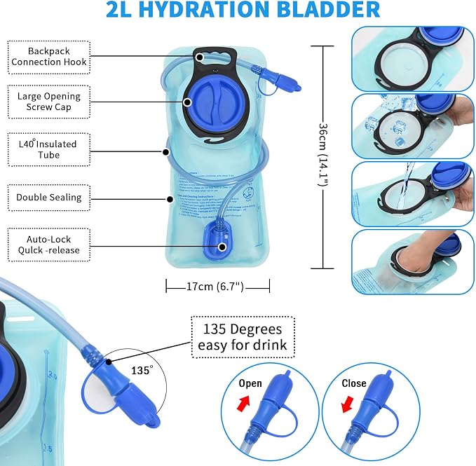 Roptat Hydration Backpack Pack - Image 3