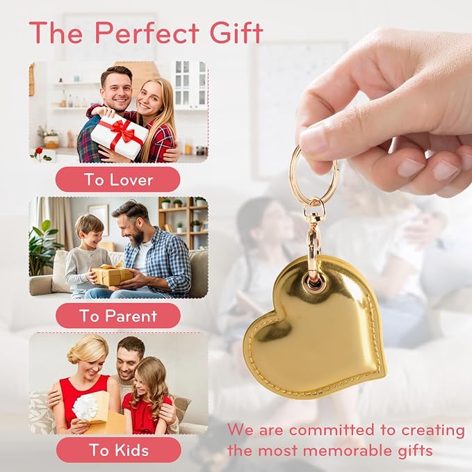 Leather Charm Keychain Holder Case Compatible - Image 5
