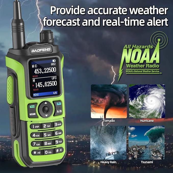 Baofeng Radio Ham Radio UV-21R UV-5R Ham Radio Handheld Rechargeable NOAA - Image 4