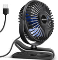 BESKAR USB Clip on Fan, Portable Small Fan by BESKAR