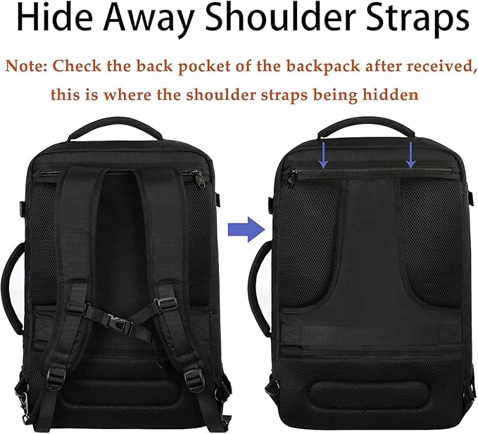 MATEIN Carry on Backpack for Airplanes, Expandable Travel Backpack Airline - Image 4