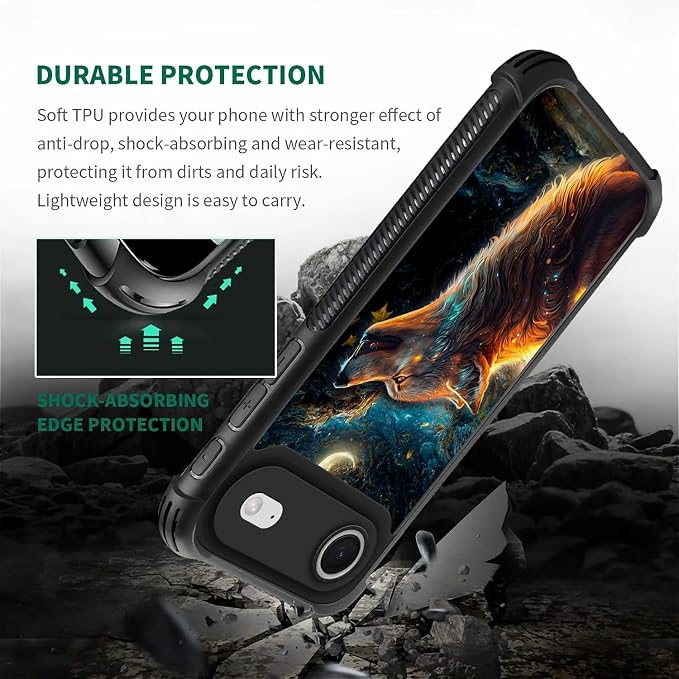 for iPhone 17 Air Case, for MagSafe Graphic Design for Girl Boy Soft Silicone - Image 6