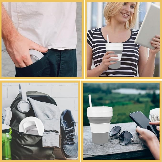 12 OZ Collapsible Travel Cup - Image 7