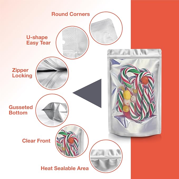 BELLE KR® 3x5 Small Mylar Bags for Freeze Dried Candy - Image 5